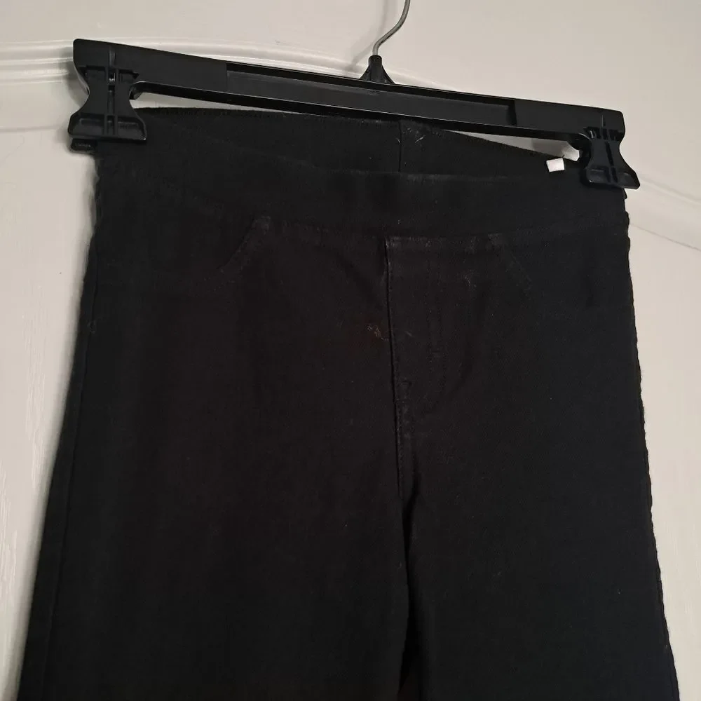 Black Sequin Knee Jegging Leggings